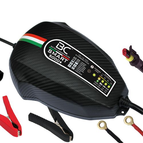 Cargador de baterías inteligente - BC 5000+  - BC Battery Controller - Forelettronica Srl - para coches / para moto / portátil