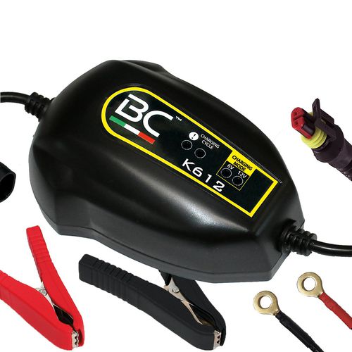 Cargador de baterías para coches - BC K612 - BC Battery Controller - Forelettronica Srl - para moto / de mesa / ácido-plomo