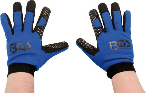 Guante de trabajo - 9949 - BGS technic KG - de protección mecánica / de malla de poliéster / antideslizante