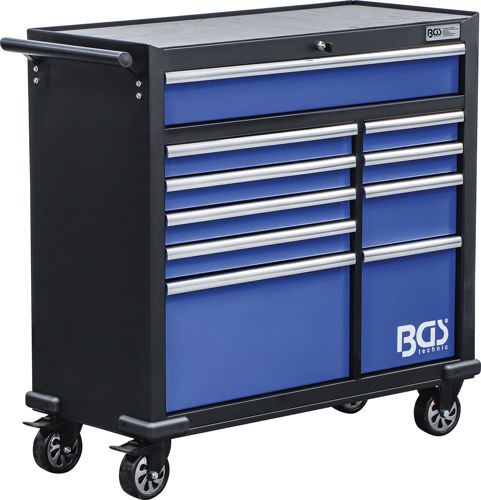 Carretilla de almacenamiento - 4206 - BGS technic KG - de taller / de acero / con cajones
