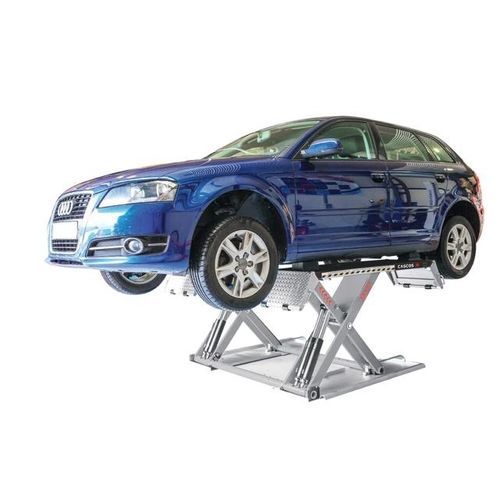Puente elevador de doble tijera - 14967 - Cascos Maquinaria, S.A. - 3 toneladas / hidráulico / para coche
