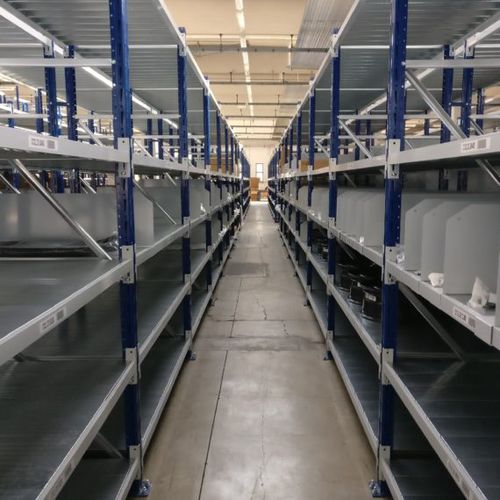 Sistema de estanterías para depósito de almacenamiento - Flexi - Mobilfer S.R.L. - con tablas / de gravedad