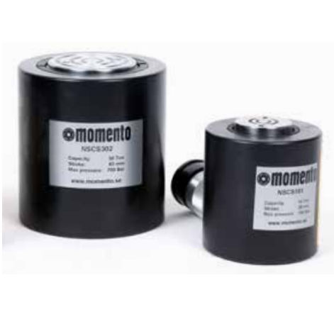 Cilindro hidráulico - NSCS series - Momento AB - con retorno por muelle / compacto