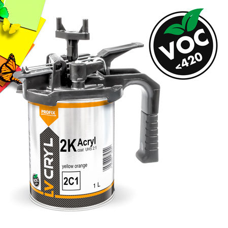 Pintura de acabado - LVCRYL 2K UHS 2:1 - Multichem Sp. z o.o. - líquida / de fibra acrílica / para carrocería