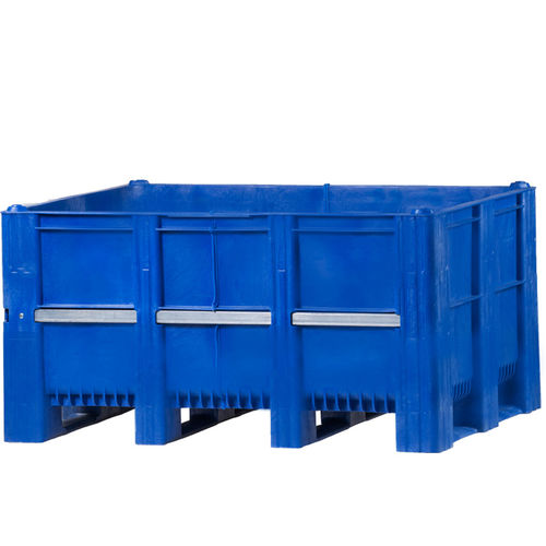 Caja-palé de plástico - SW-1450 - DOLAV - para la industria alimentaria / apilable / de fondo perforado