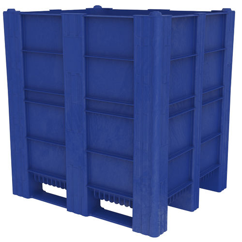 Caja-palé de plástico - SH-1250 - DOLAV - para la industria alimentaria / apilable / de fondo perforado