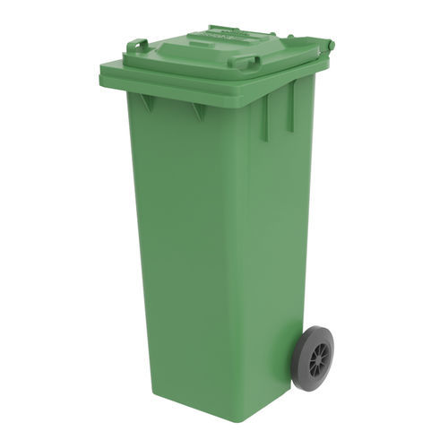 Contenedor de residuos de plástico - Container 140 - DOLAV - para residuos urbanos / con tapa / con 2 ruedas