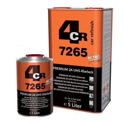 Barniz de fibra acrílica - 7265 series - 4CR - KWK Holding GmbH & CO KG - a base de agua / para carrocería / para altas temperaturas