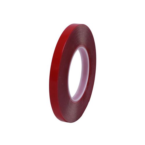 Cinta adhesiva doble cara - DCT series - AG Abrasive & Foam, S.L. - de fibra acrílica / transparente / para aplicaciones automóviles