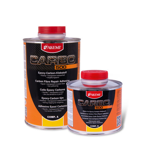 Cola epoxi - Carbo 500 - AKEMI chemisch technische Spezialfabrik GmbH - para vidrio / monocomponente / para aplicaciones automóviles
