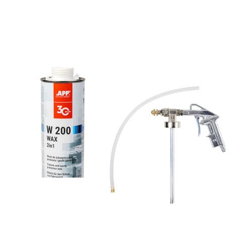 Barniz de acabado - W200 WAX Set - APP sp. z o.o. - líquido / para carrocería / transparente