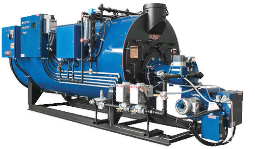 Caldera de agua caliente - 250 series - Hurst Boiler - de gas / de tubos de humo / horizontal