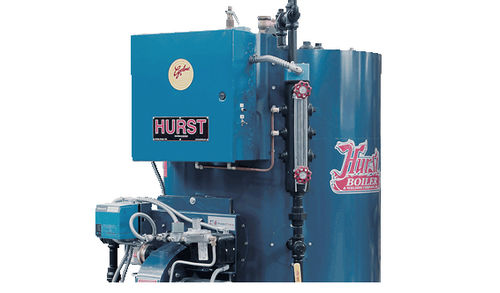 Caldera de vapor - 4VT Cyclone - Hurst Boiler - de gas / sin tubos / vertical