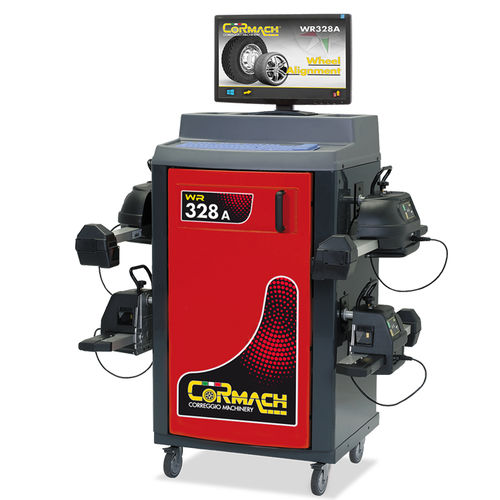 Alineadora de dirección 8 CCD - WR 328A - Cormach S.r.l. Correggio Machinery - para camiones / para coche / con cámara automática