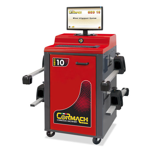Alineadora de dirección CCD - GEO 10 - Cormach S.r.l. Correggio Machinery - para coche / para camiones