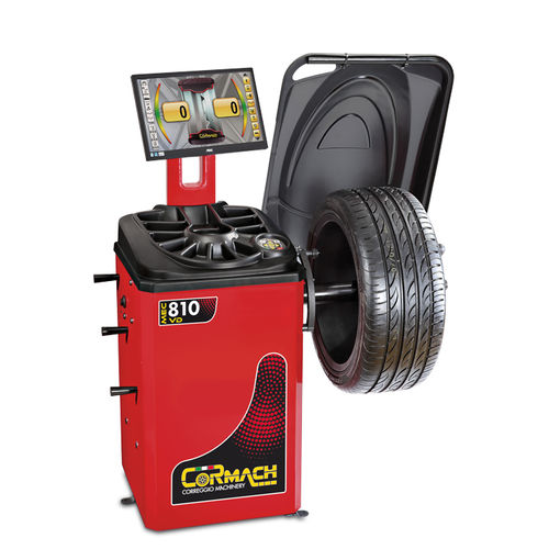 Equilibradora de ruedas para coche - MEC 810 VD series - Cormach S.r.l. Correggio Machinery - automática