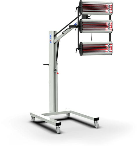 Secador de infrarrojos - IR-X3 - B-TEC GmbH - continuo / para pintura / para carrocería