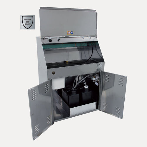 Máquina de lavado por aspersión - LMW 110 AM - DREFI Drehkopf & FIDI GmbH - de disolvente / de cepillo / automática