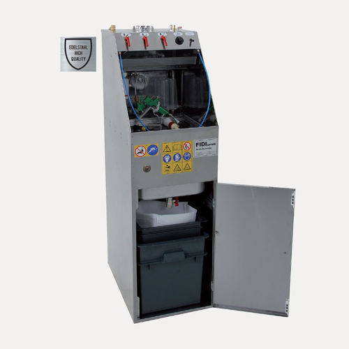 Máquina de lavado de disolvente - W 45 AM - DREFI Drehkopf & FIDI GmbH - de cepillo / automática / manual