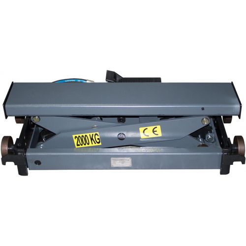 Puente elevador 4 columnas - 9828 - KROFtools Professional Tools - 2 toneladas / hidráulico / neumático