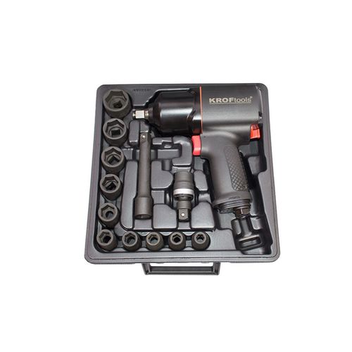 Destornillador de tuercas neumático - 9202 - KROFtools Professional Tools - recto