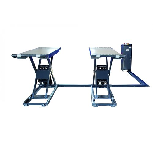Puente elevador de tijera - 9818 - KROFtools Professional Tools - 3 toneladas / electrohidráulico / para coche