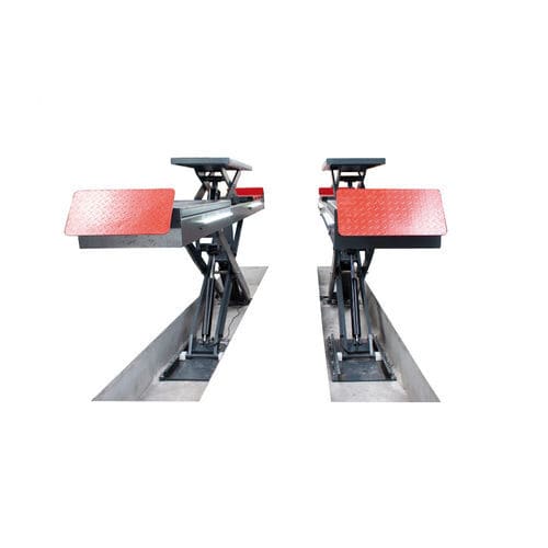 Puente elevador de doble tijera - 9822 - KROFtools Professional Tools - hidráulico / para coche