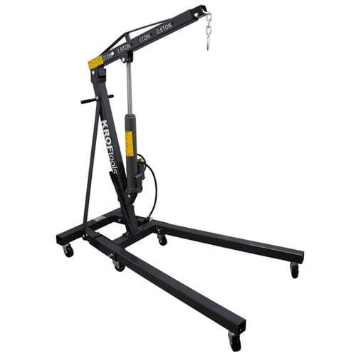 Grúa de taller 2 toneladas - 4865 - KROFtools Professional Tools - hidráulica / plegable