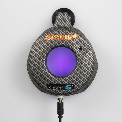 Fuente luminosa para polimerización de adhesivo - ProCur + ™ - Glas-Weld System AB - LED / UV / portátil