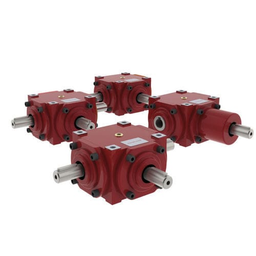 Reductor de engranajes cónicos - N series - Power Jacks - de engranaje helicoidal / angular / con eje hueco