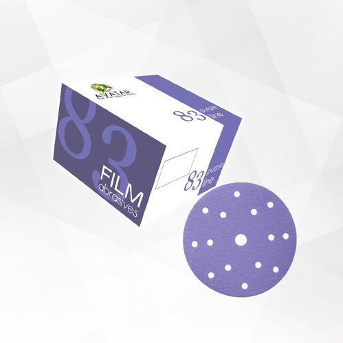 Film para pulido - Purple Disc - Global Refinish Trading Center Ltd - abrasivo / de cerámica / perforado