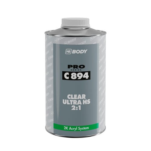 Barniz de fibra acrílica - C894  - HB BODY S.A. - para aplicaciones automóviles / transparente