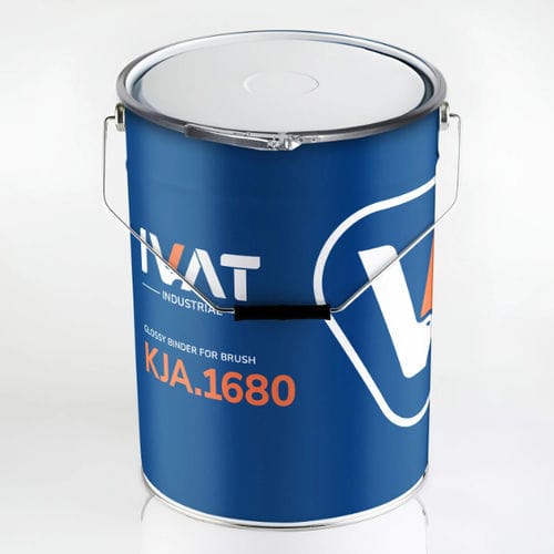 Revestimiento de protección - BINDER GLOSSY FOR BRUSH - IVAT Coatings Srl - de metal cepillado / sintético / resina
