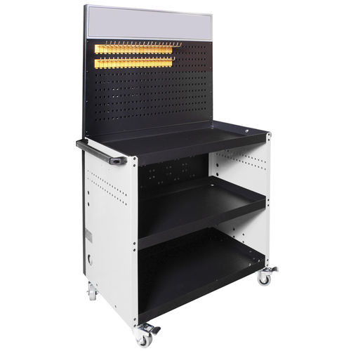 Carretilla de taller - KR-990 - KRAUSS TOOLS GmbH - de servicio / de metal / 3 niveles