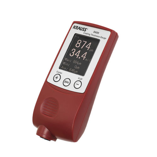 Medidor de espesores de revestimiento - S600 - KRAUSS TOOLS GmbH - portátil / con pantalla digital / con calibración automática