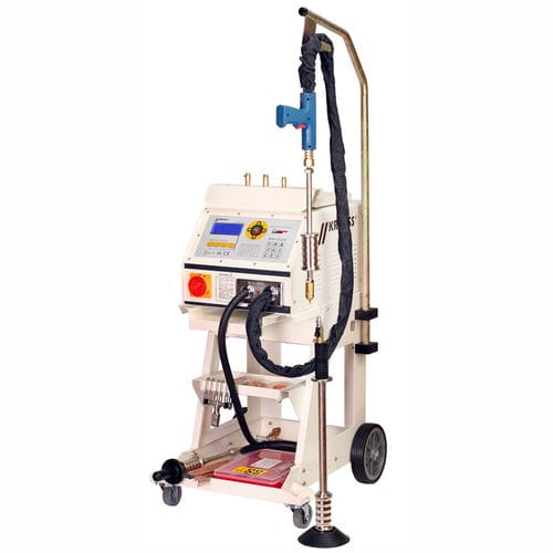 Sistema de reparación de carrocería en carro - POWERDENT S60 - KRAUSS TOOLS GmbH - con soldador