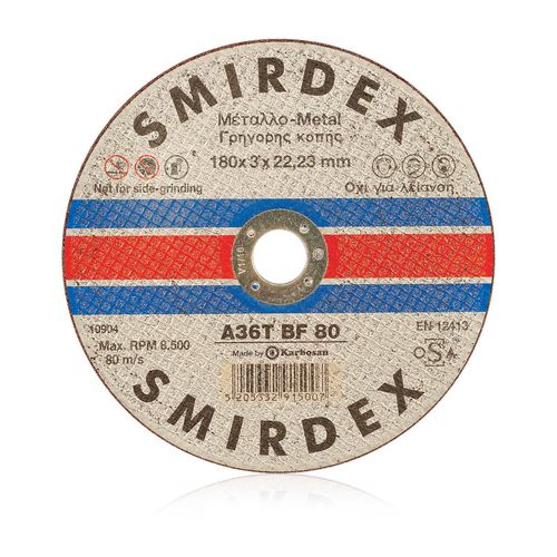 Disco de corte para metales - 911 - Smirdex SA - de acero