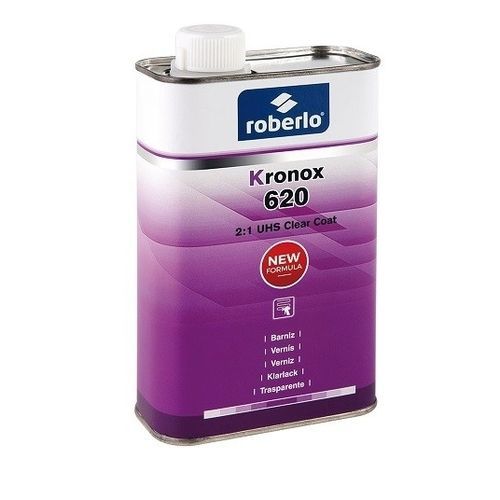 Barniz de acabado - KRONOX 620 - Roberlo S.A. - de secado rápido / bicomponente / para aplicaciones automóviles