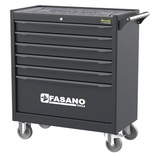 Carretilla de taller - FG 124V/6G - Fasangas S.r.l. - de acero inoxidable / con 4 ruedas motrices