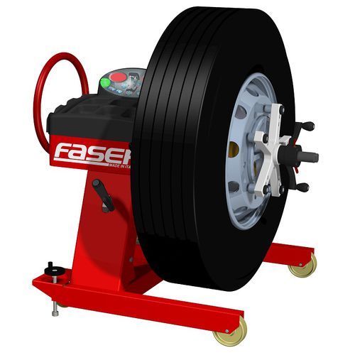 Equilibradora de ruedas para camiones - B140 Flip - FASEP 2000 SRL - para autobús