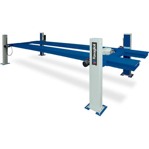 Puente elevador 4 columnas - KP440NE.9 - Ravaglioli - electromecánico / para coche / para camiones