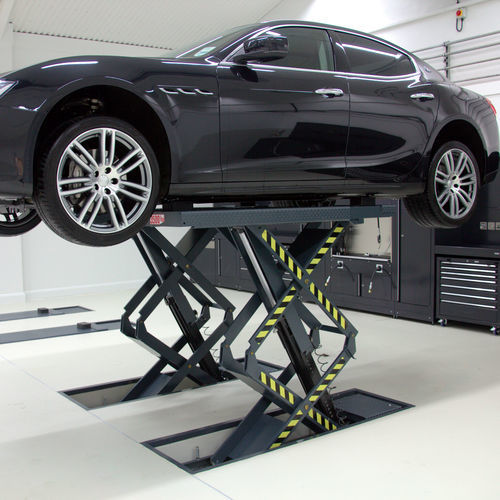 Puente elevador de doble tijera - RAV508I - Ravaglioli - 3 toneladas / electrohidráulico / para coche