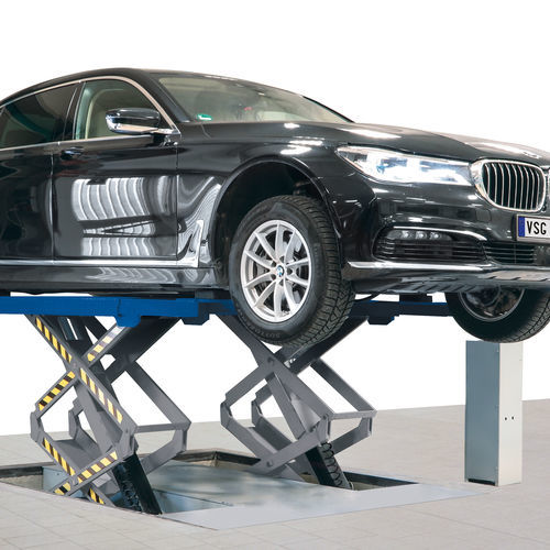 Puente elevador de doble tijera - RAV510IQ - Ravaglioli - 3,5 toneladas / electrohidráulico / para coche