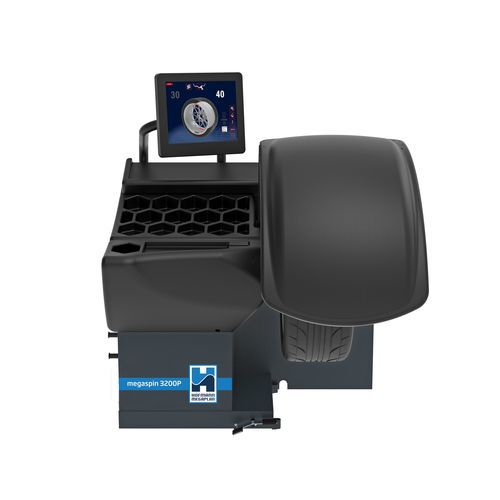 Equilibradora de ruedas para coche - megaspin 3200P - Hofmann Megaplan GmbH - automática / con pantalla táctil / asistida por ordenador