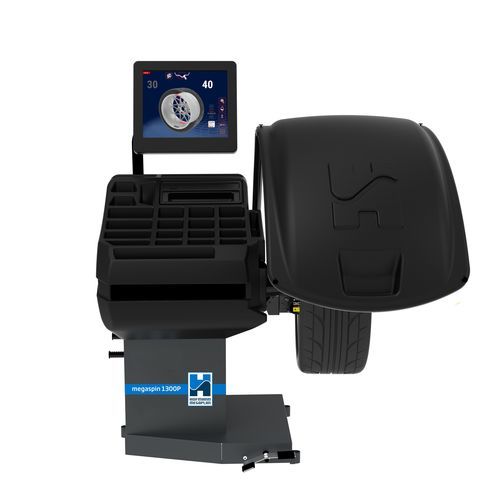 Equilibradora de ruedas para coche - megaspin 1300P - Hofmann Megaplan GmbH - automática / con pantalla táctil / asistida por ordenador