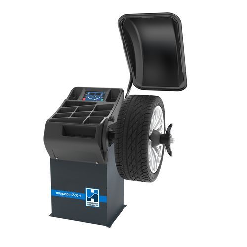 Equilibradora de ruedas para coche - megaspin 220+ - Hofmann Megaplan GmbH - automática / asistida por ordenador
