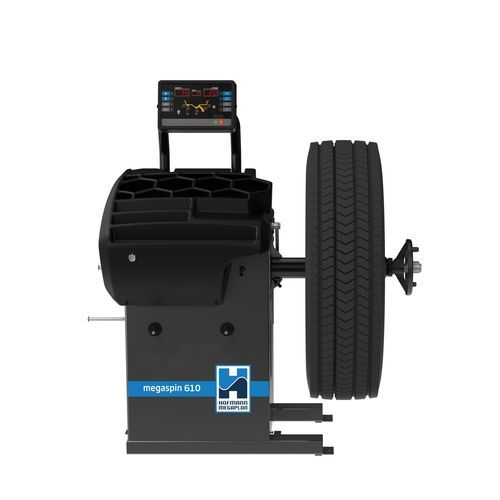 Equilibradora de ruedas para camiones - megaspin 610 - Hofmann Megaplan GmbH - para autobús / para coche / automática