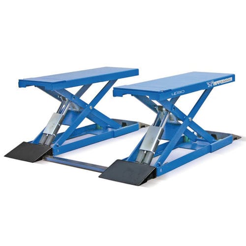 Puente elevador de tijera - WIZARD UP30 series - HTC srl - 3 toneladas / electrohidráulico / para coche