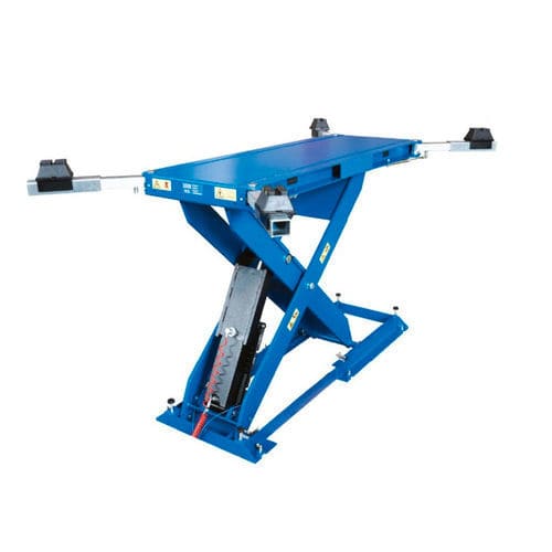 Puente elevador de tijera - Safe UP 35 - HTC srl - 3,5 toneladas / electrohidráulico / para coche