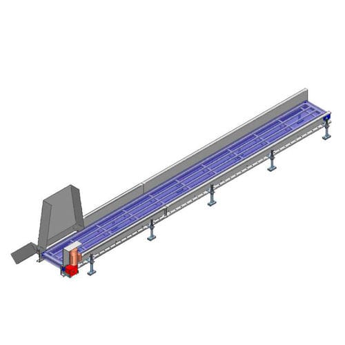 Transportador de cinta modular - Diicma - de transporte / de manipulación / de carne